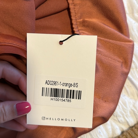 Hello Molly Rust Midi Dress - Picture 4 of 5